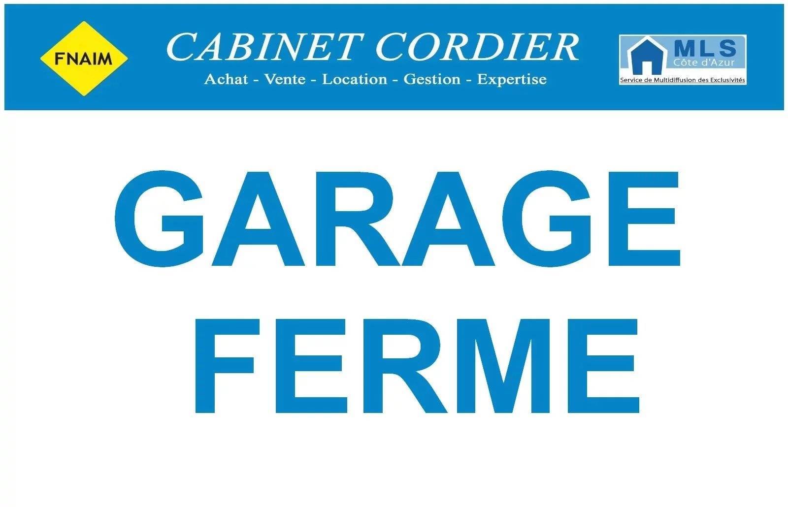Vente Parking / Box à Nice (06000) - Cabinet Cordier